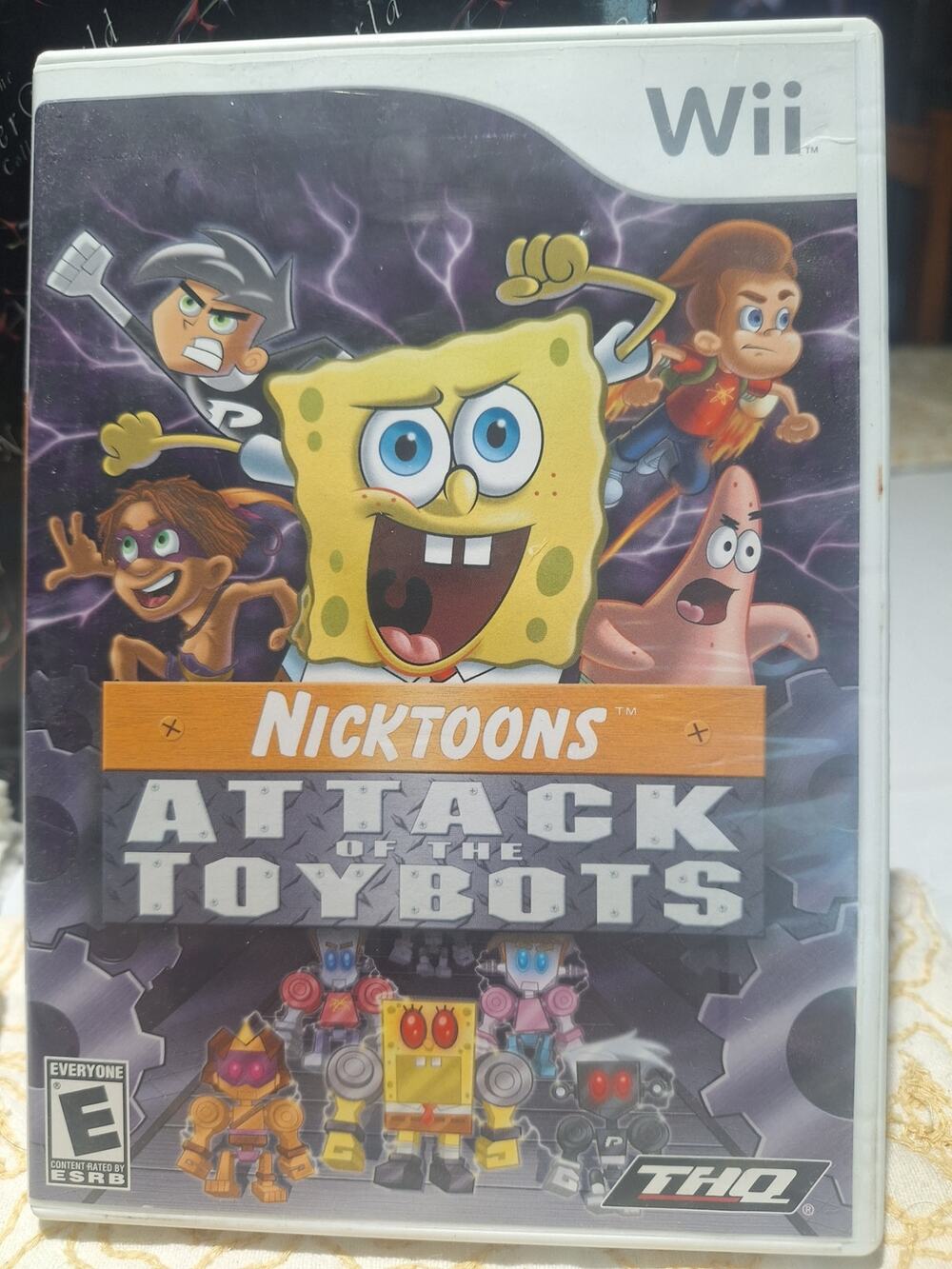 Nicktoons Attack of the Toybots Nintendo Wii 2007 THQ Complete CIB Manual Tested